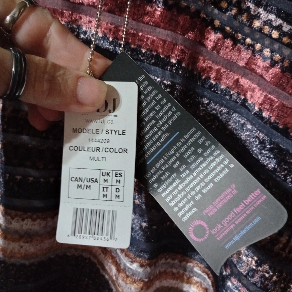 FDG turtleneck top medium NWT (Rox055) - Picture 2 of 6